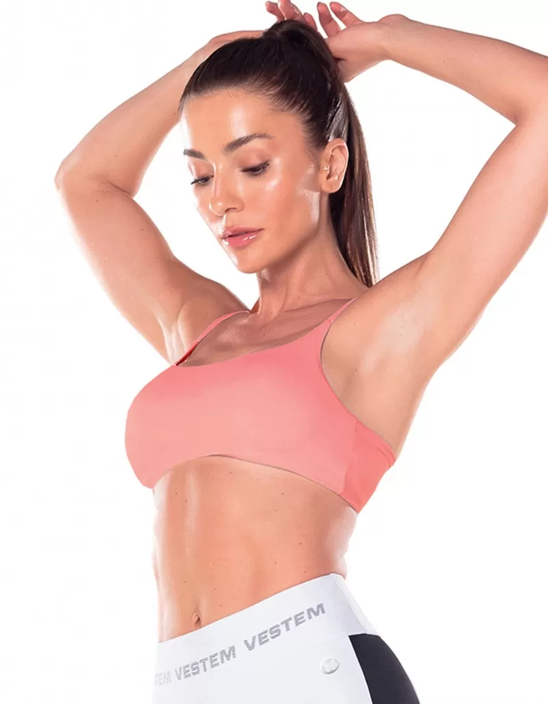 Vestem - Orange Zig Zag Park Top - TOP678.ESS.C0247