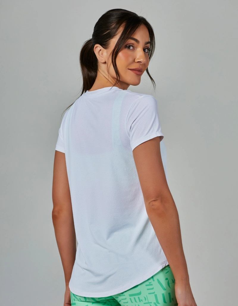 Vestem - Blusa Dry Fit Manga Curta Janice Branco - BMC31.ESS.C0001