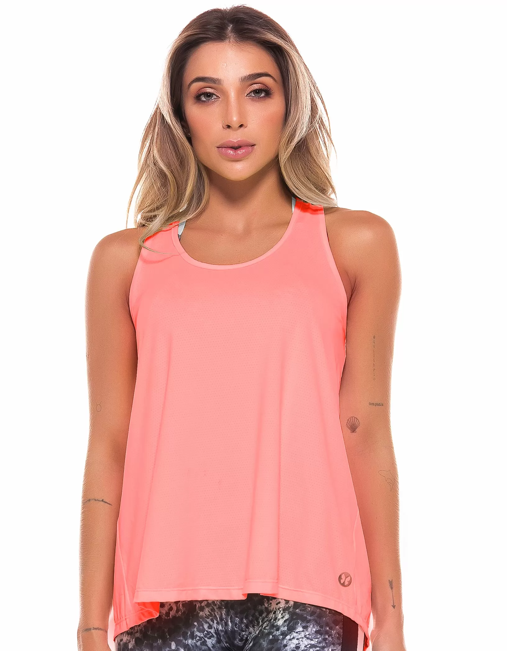 Vestem - Tank Shirt Dry Fit Delmar Coral Neon Orange - REG12.ESS.C0247