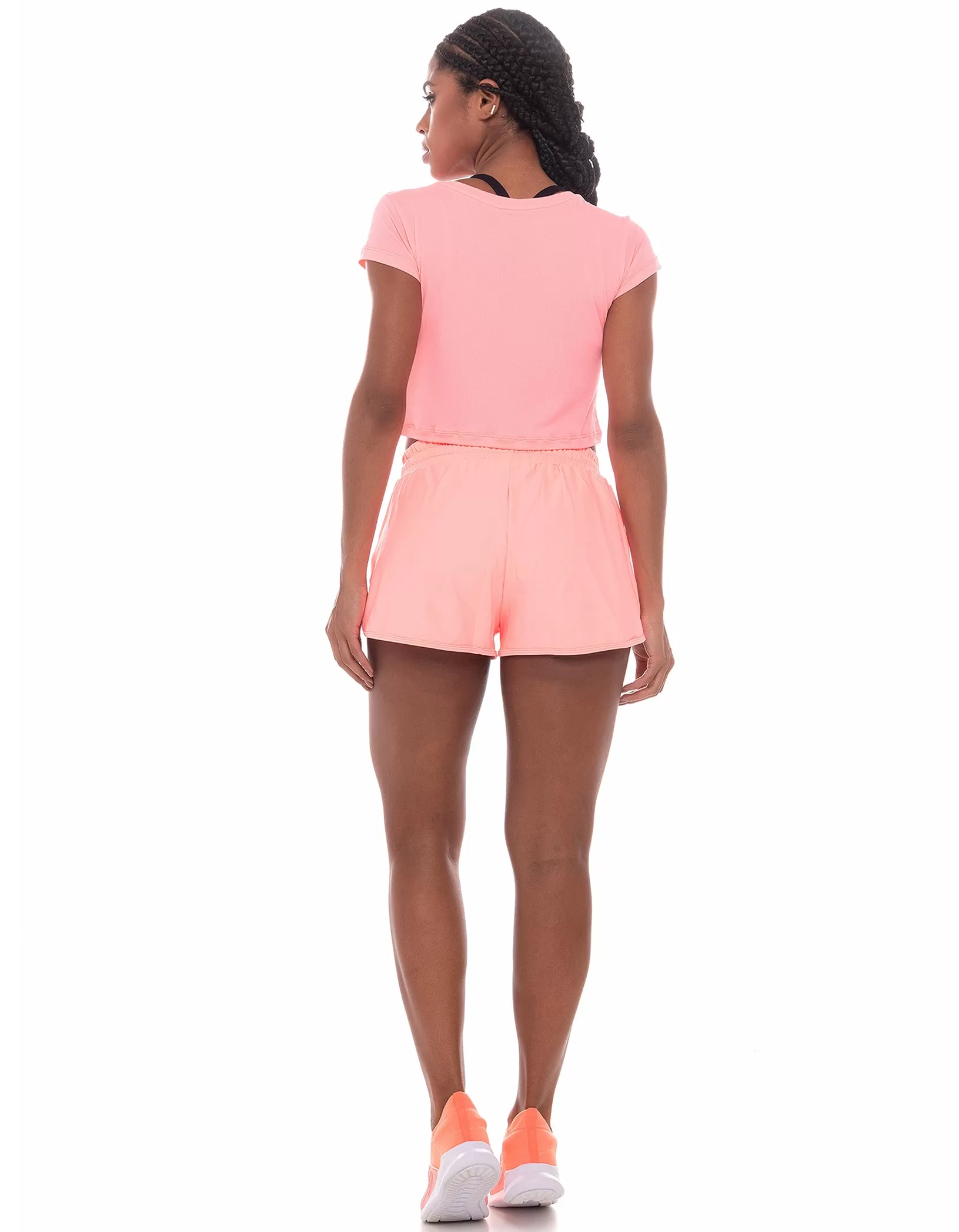 Vestem - Shorts New Luxor Coral Neon Laranja - SH371.ESS.C0247