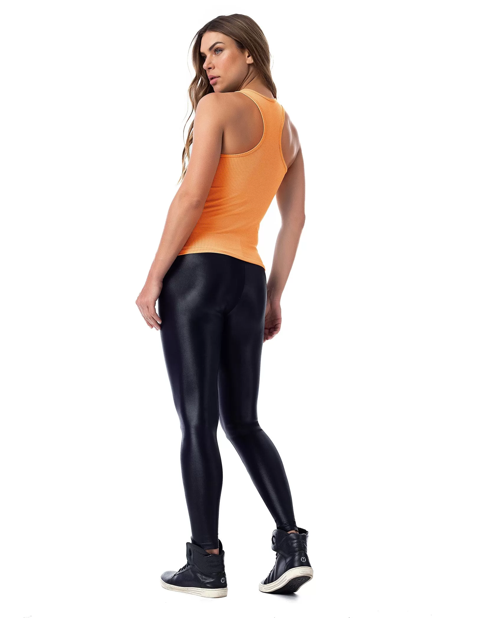 Vestem - Basic Mesh Tank Shirt Neon Orange - REG15.ESS.C0007