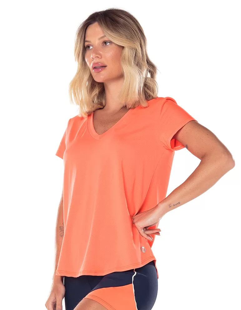 Vestem - Shirt Dry Fit Short Sleeve Janice Orange Neon - BMC31.ESS.C0007