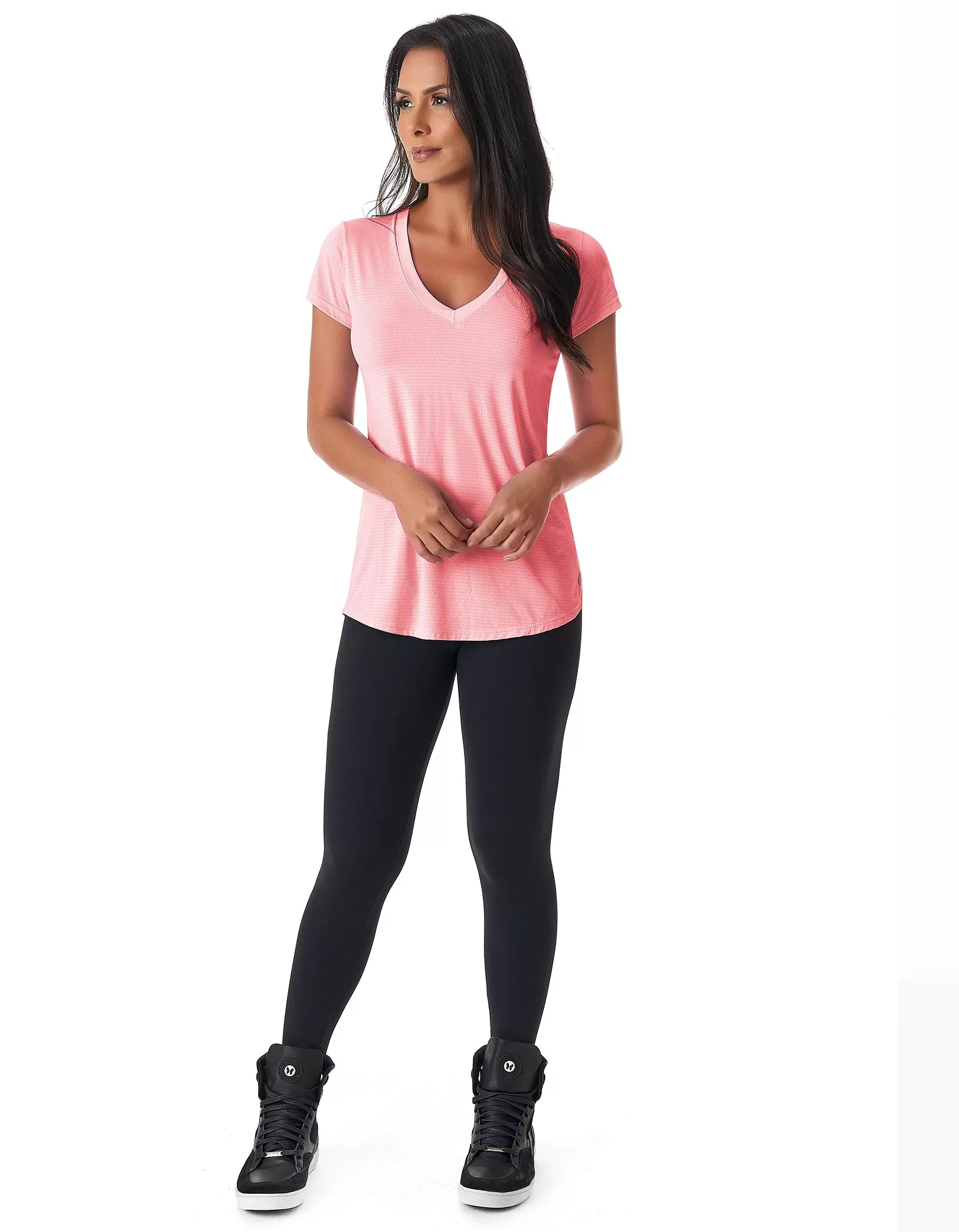 Vestem - Janice Orange Zig Zag Dry Fit Short Sleeve Shirt - BMC31.ESS.C0247