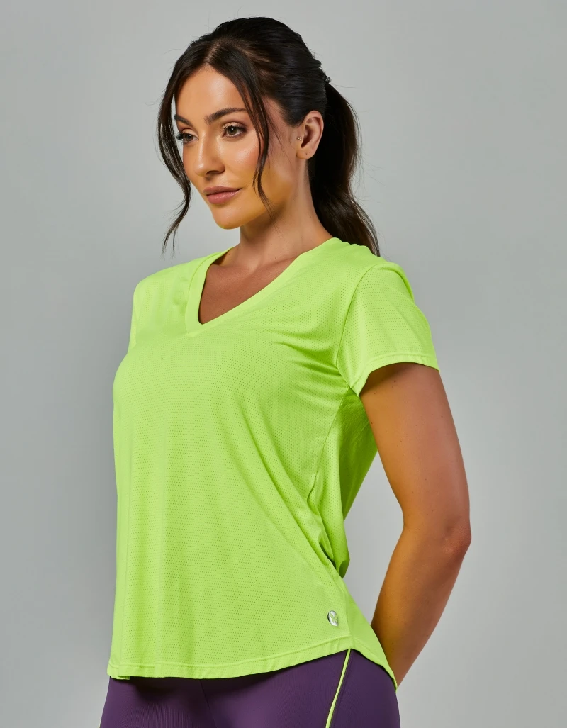 Vestem - Shirt Dry Fit Short Sleeve Janice Yellow Neon - BMC31.ESS.C0009