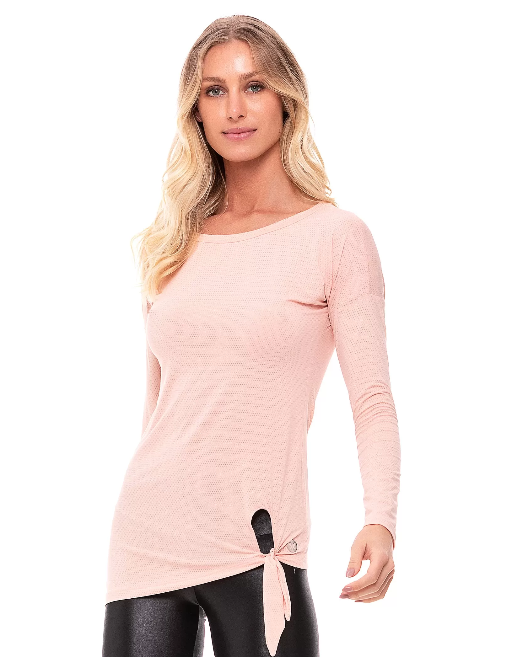 Vestem - Blusa Dry Fit Manga Longa Jenny Nude Rosa - BML289.00048