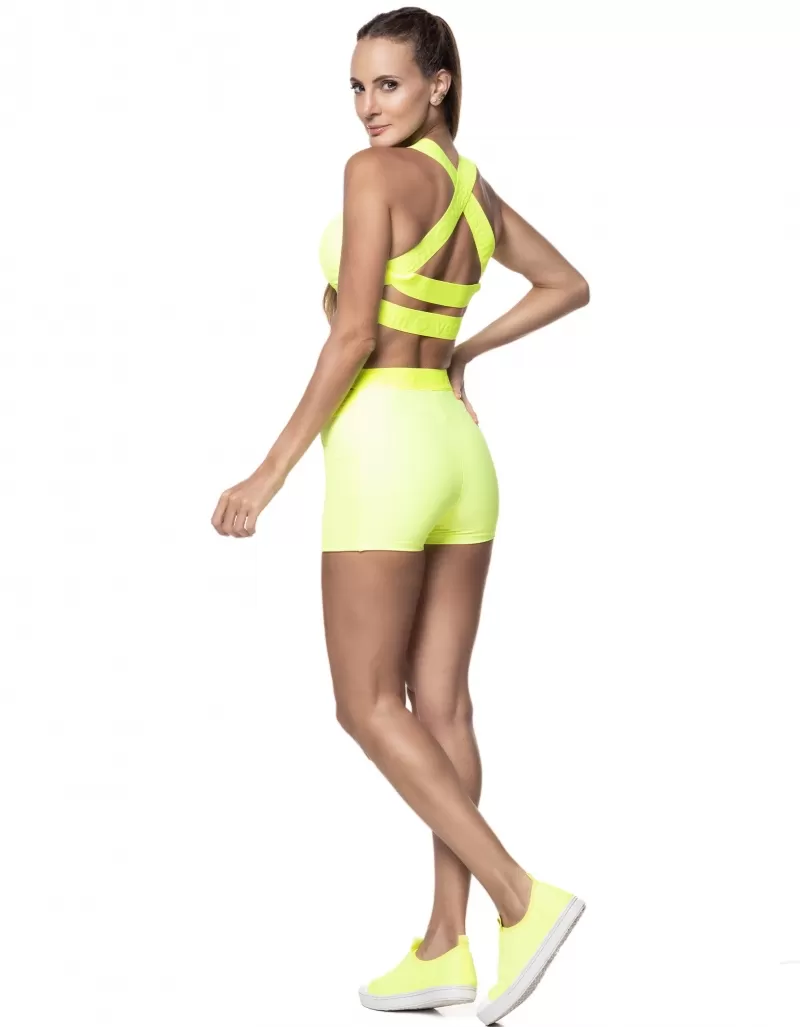 Vestem - Top Camouflage Amarelo Neon - TOP508.ESS.C0009