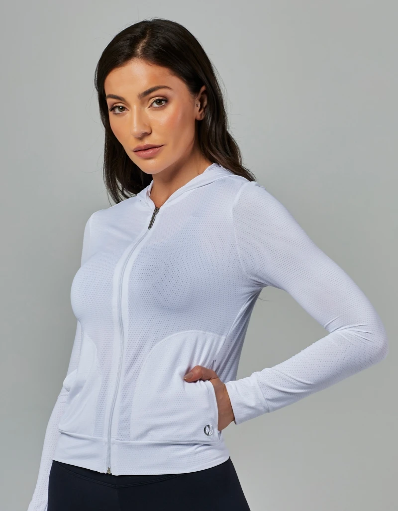 Vestem - Dry Fit Minimal Chic White Jacket - JAC88.ESS.C0001