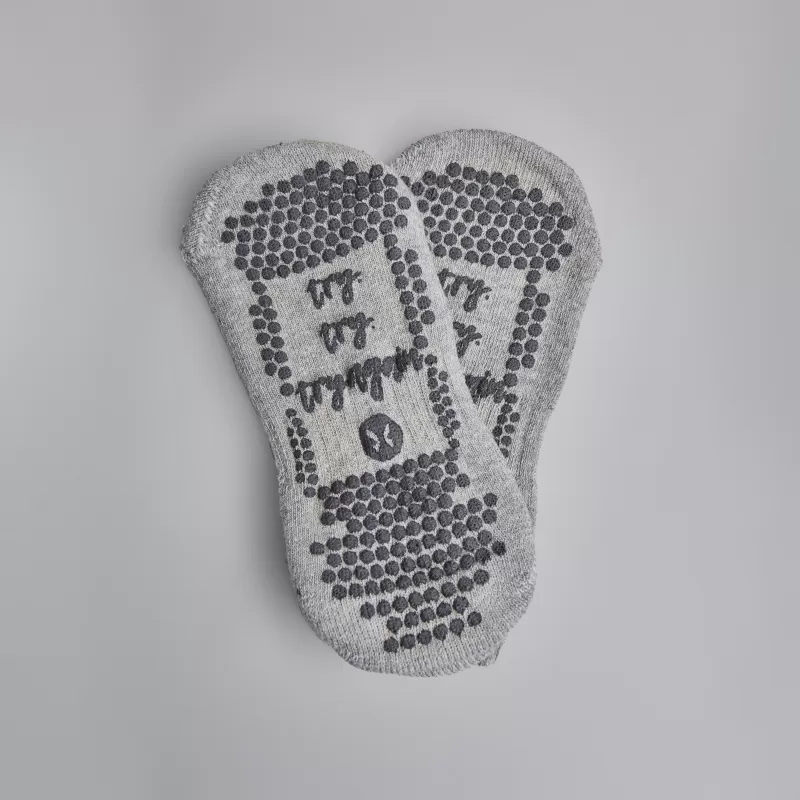 Vestem - Socks Non-slip Try Try Again Blend Light Gray - MEI08.C0013