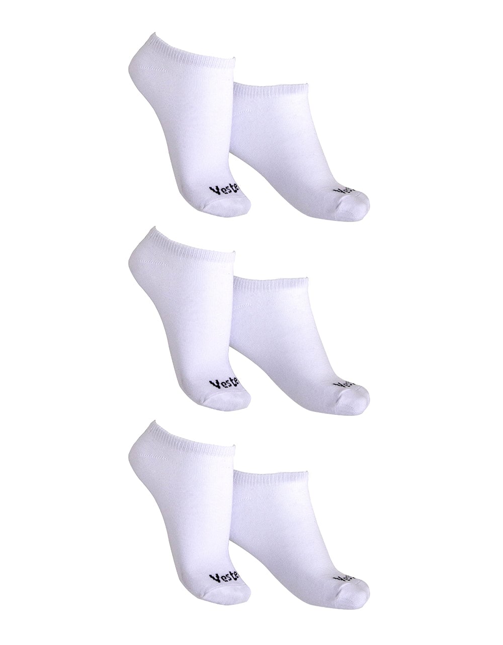 Vestem - Kit With 3 Socks Invisible Casual White White - KITMEI05.C0001