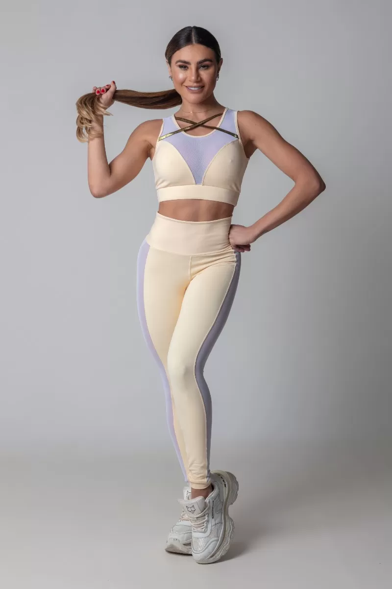 Hipkini - Top Blogger Fitness Beige with tulle - 3339730