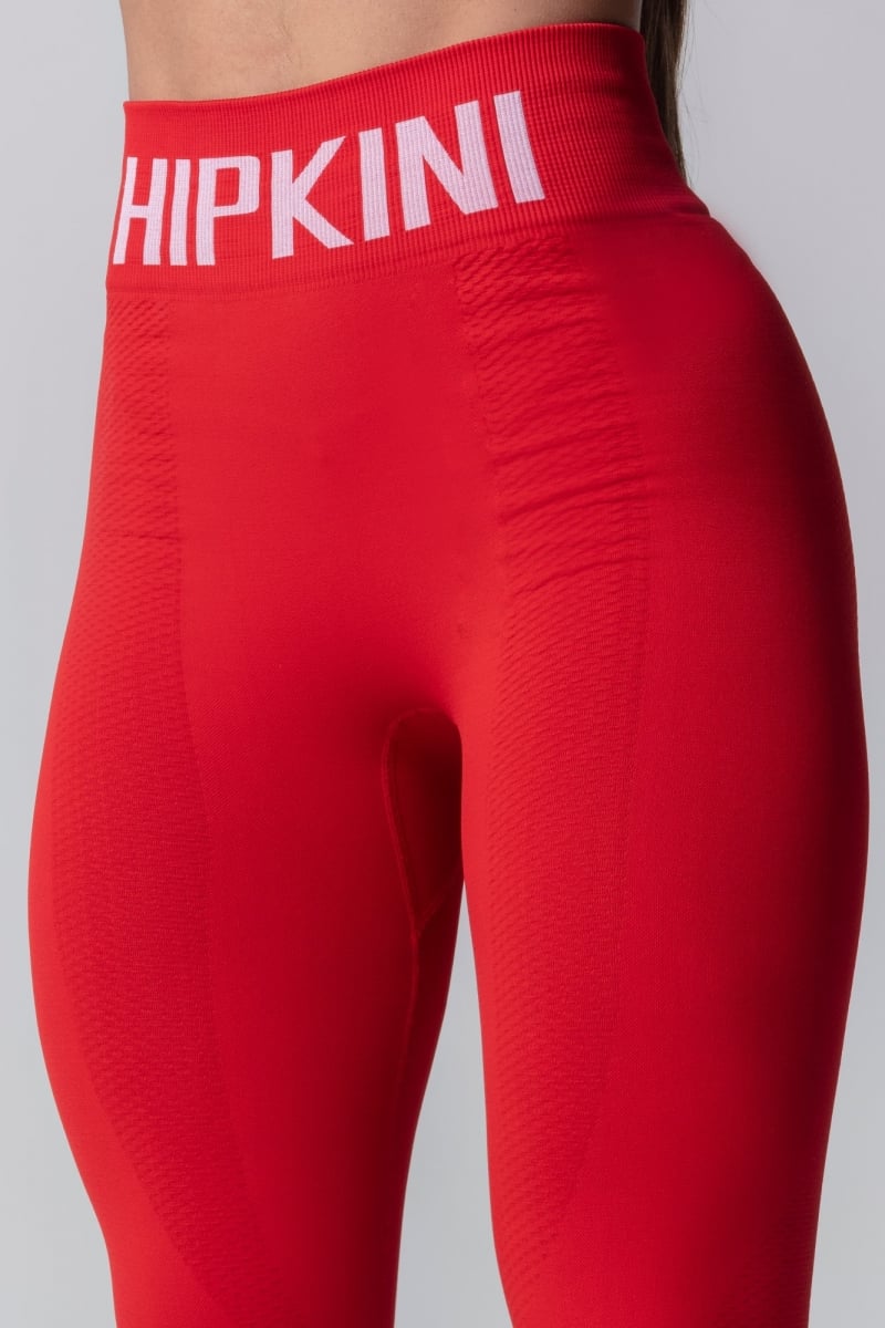 Hipkini - Legging Seamless Blogger Fitness Red - 3339682