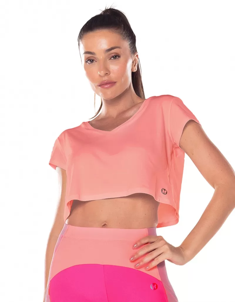 Vestem - Dry Fit Amber Orange Zig Zag Short Sleeve Shirt - BMC625.ESS.C0247