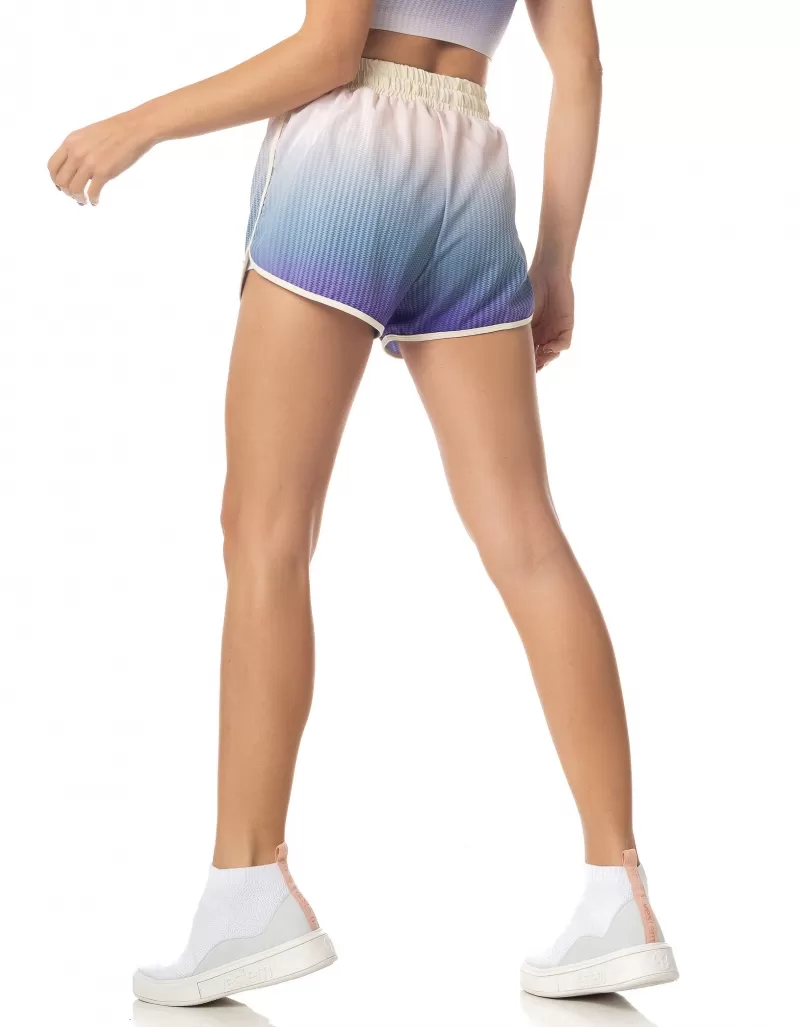 Vestem - Lolita Text Shorts. Off and Drizzle and Harmony - SH492.I23.E1156