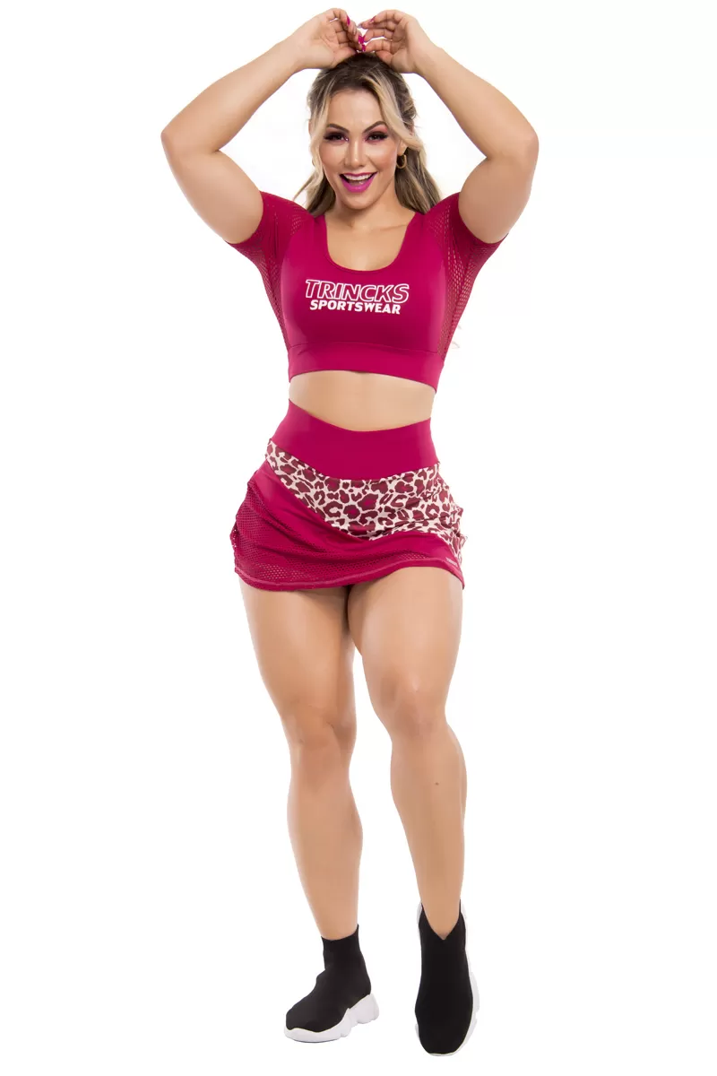 Elastic Power Trincks - Cropped Leopard Cherry - 