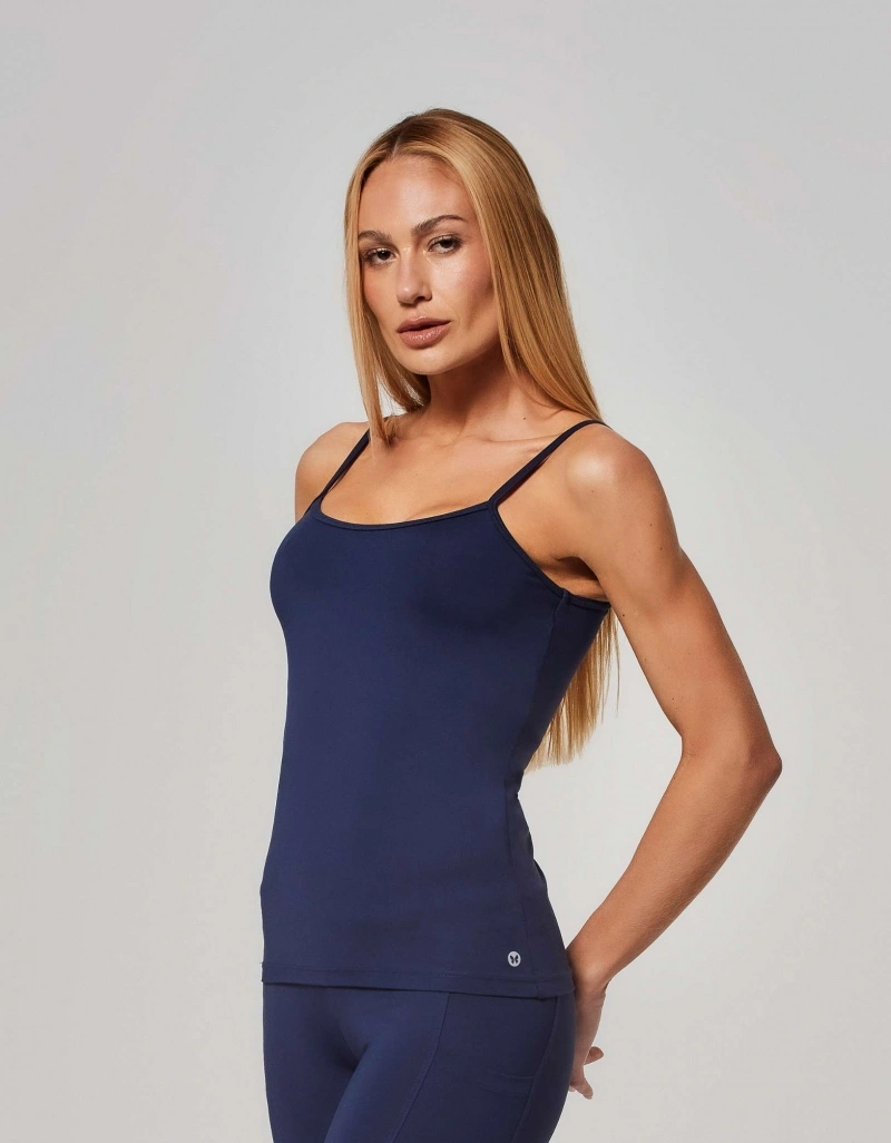 Vestem - Regata Alça Fina Bojo Azul Marinho Escuridão - REG53.ESS.C0173