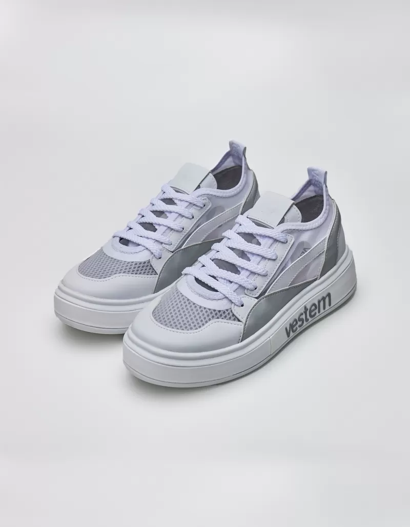 Vestem - Tenis Frida Multicolor Branco e Prata - TE20.C0275