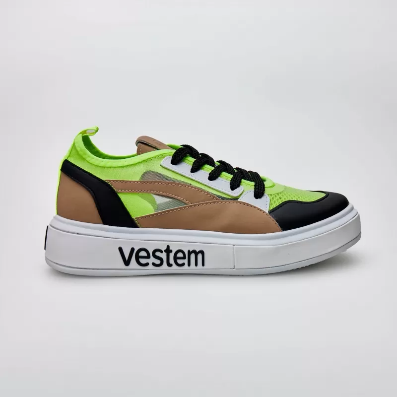 Vestem - Frida Multicolor Sneakers Beige Shitaki and Yellow - TE20.C0313