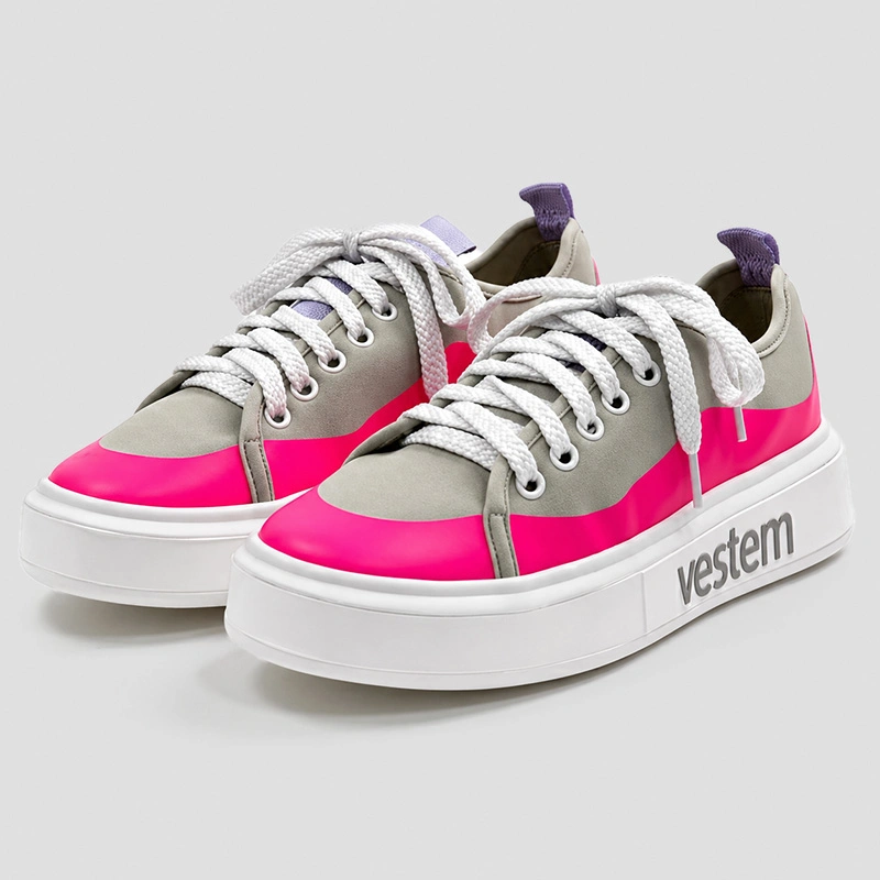 Vestem - Tênis Monalisa Pink e Cinza - TE24.C0011