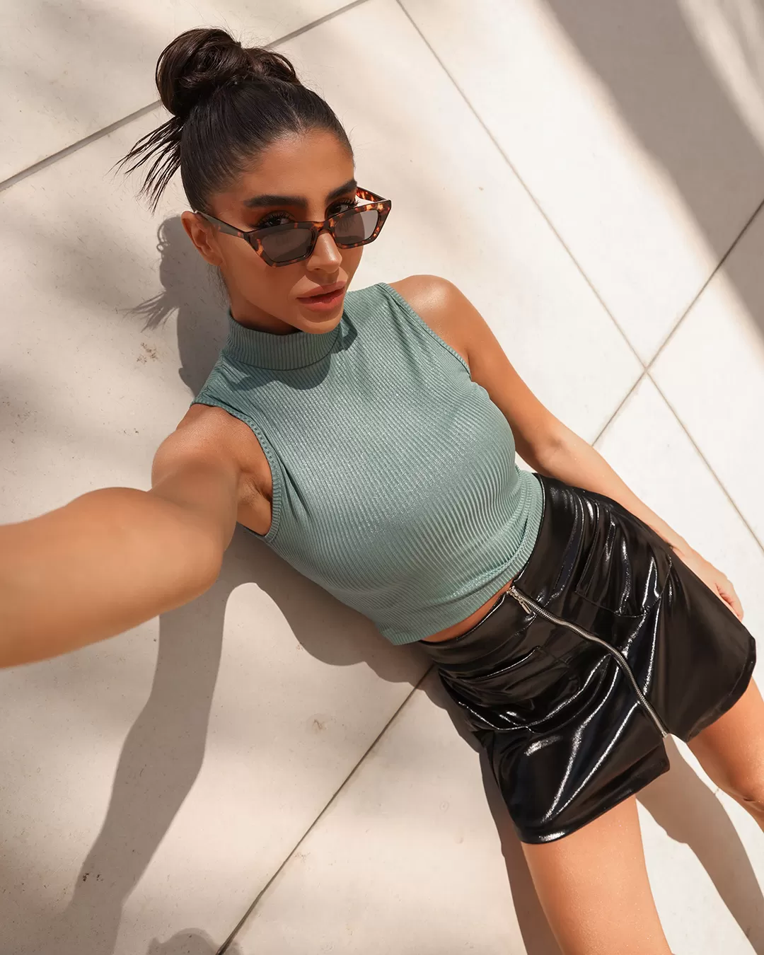 Dot Clothing - Blusa Dot Clothing Regata Verde - 1979VERDE