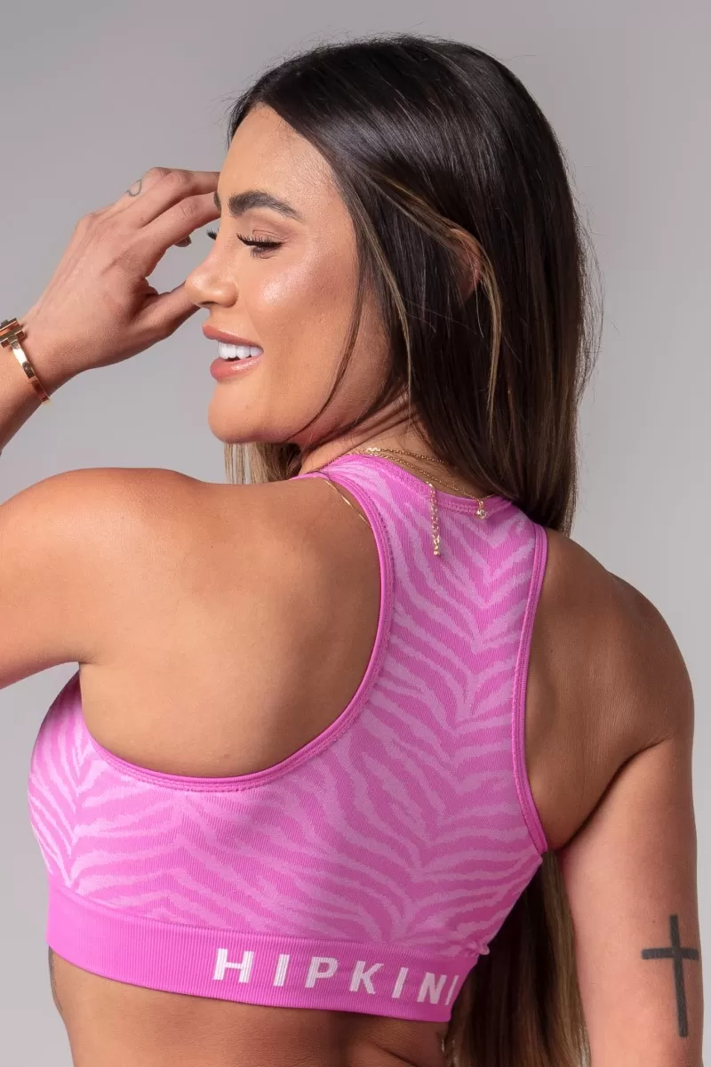 Hipkini - Top Activewear Seamless Rosa Animal Print - 3339999