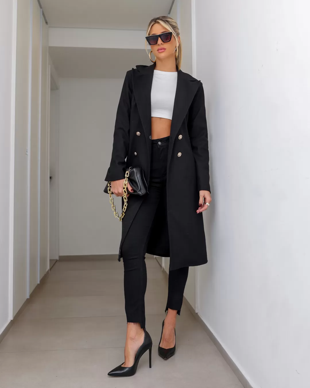 Dot Clothing - Calça Dot Clothing Jeans Skinny Preto - JE0014PRETO