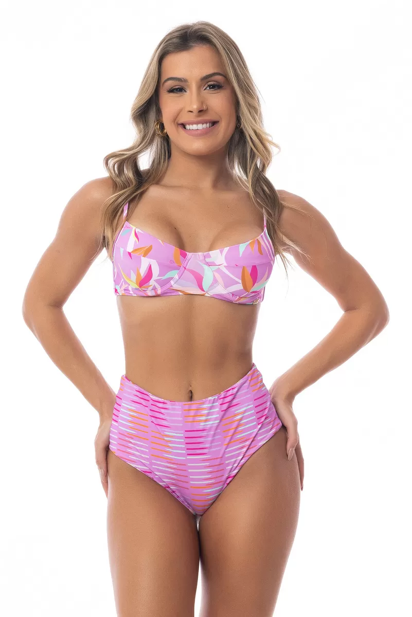 Santa Areia - Biquini Geny Lilás - 2448.C00208