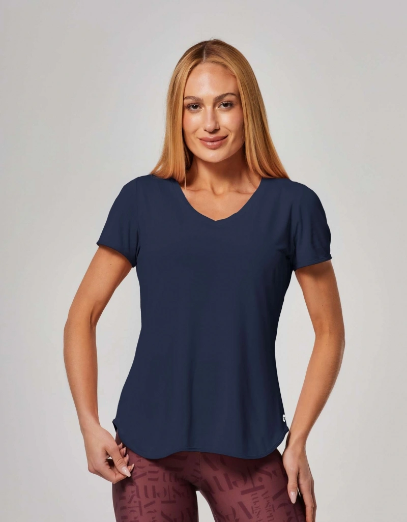 Vestem - Blusa Manga Curta Dry Fit Zadar Marinho Escuridão - BMC654.ESS.C0173