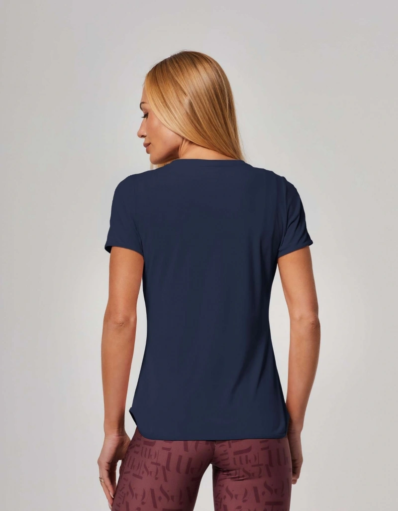 Vestem - Blusa Manga Curta Dry Fit Zadar Marinho Escuridão - BMC654.ESS.C0173