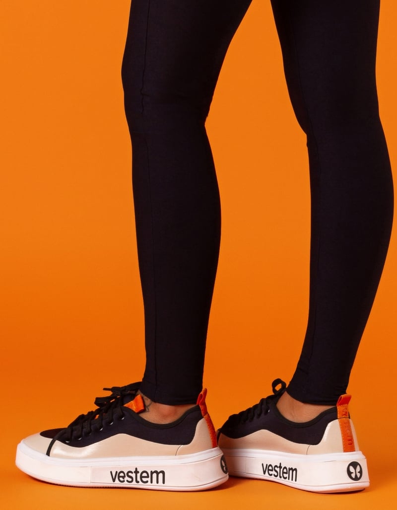 Vestem - Tenis Monalisa Preto e Marfim - TE24.C0002