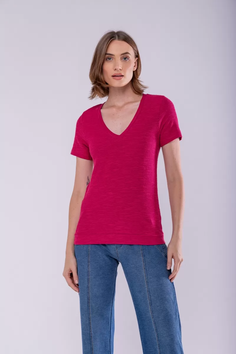 Hidrogênio - CAMISETA DE MOLETOM FRAMBOEZA - 18455481