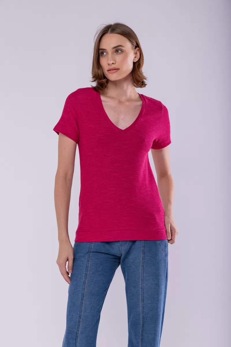 Hidrogênio - CAMISETA DE MOLETOM FRAMBOEZA - 18455481