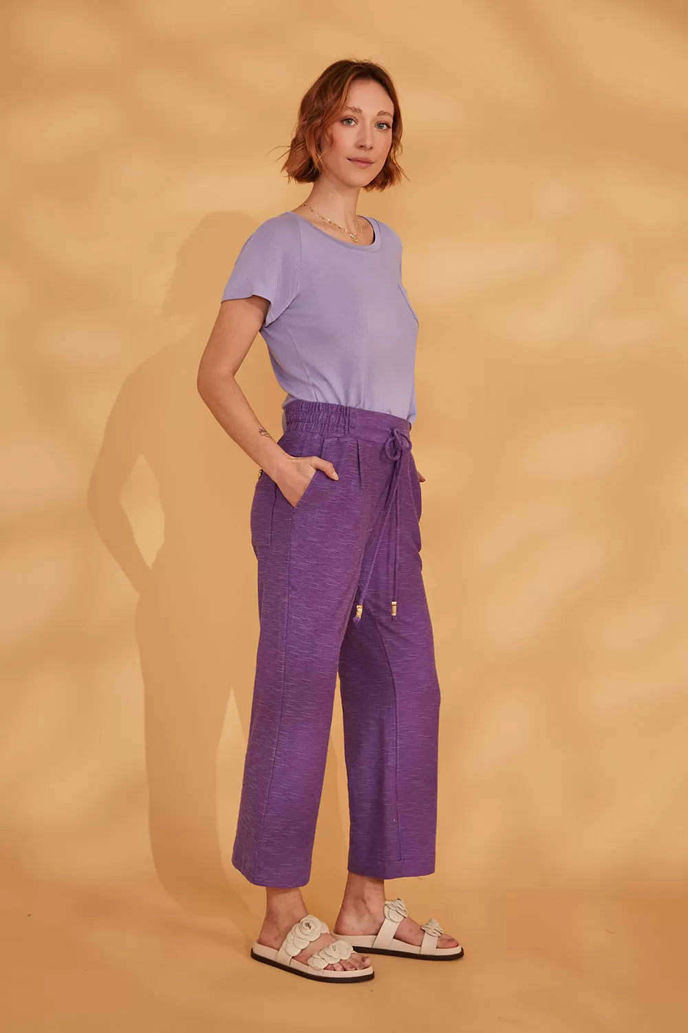 Hidrogênio - CALÇA PANTALONA COM CÓS DE ELÁSTICO RAICA VALÉRIA - 19142447