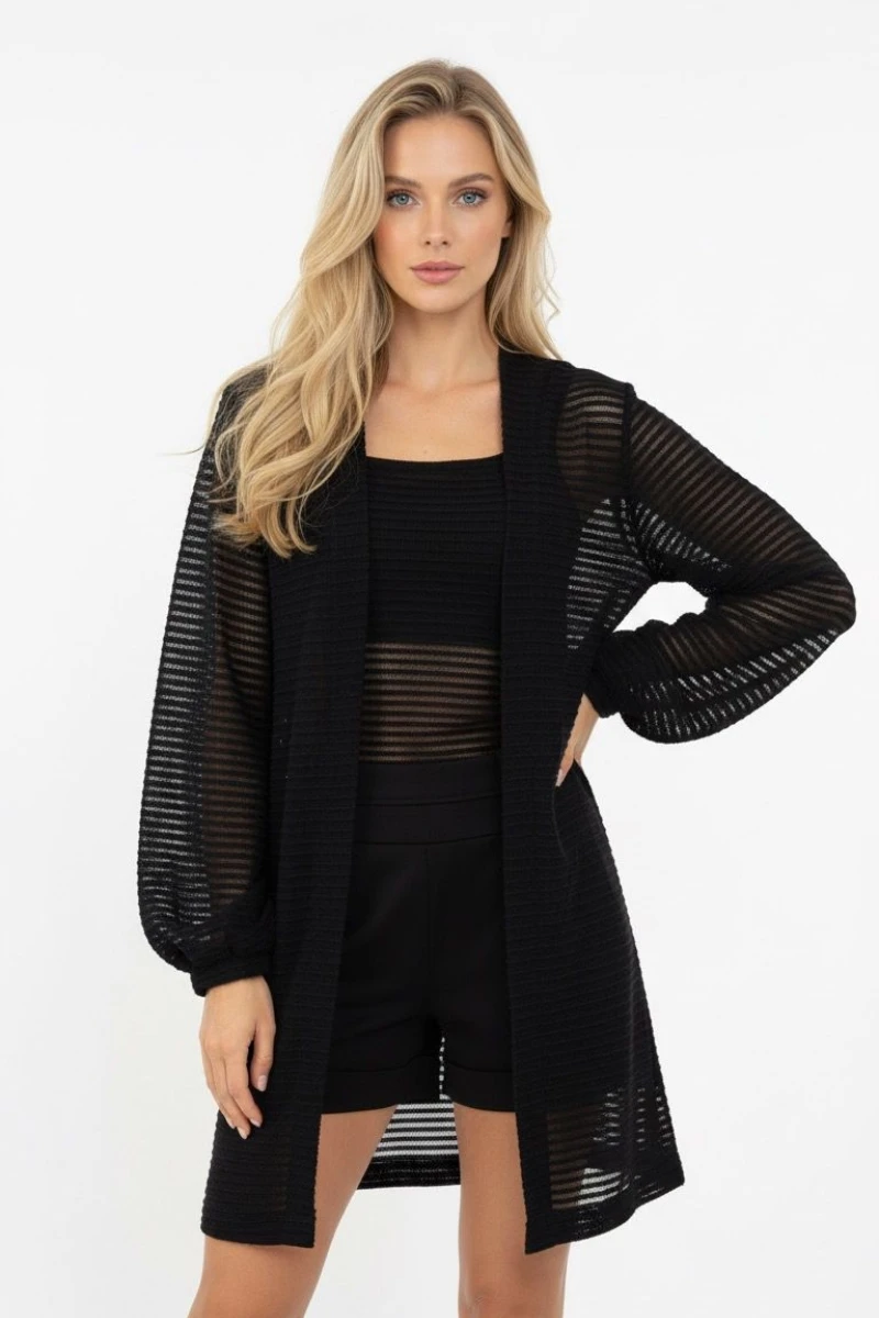 Hidrogênio - TWINSET COM REGATA E FAIXA PRETO - 19224001