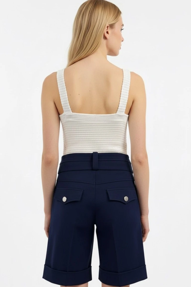 Hidrogênio - TWINSET COM REGATA E FAIXA BRANCO - 19224002