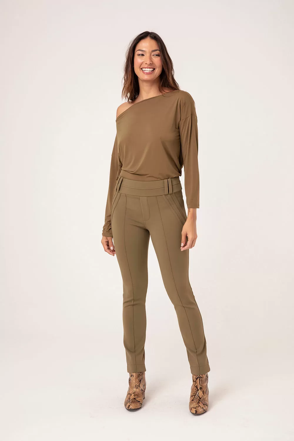 Hidrogênio - CALÇA PESCADOR ZAIRA MILITAR - 17858376