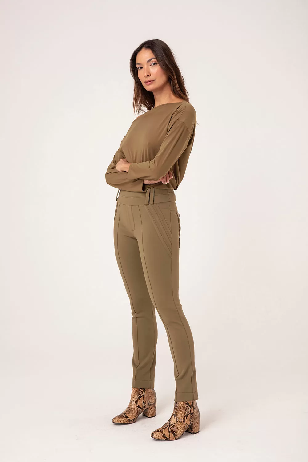 Hidrogênio - CALÇA PESCADOR ZAIRA MILITAR - 17858376