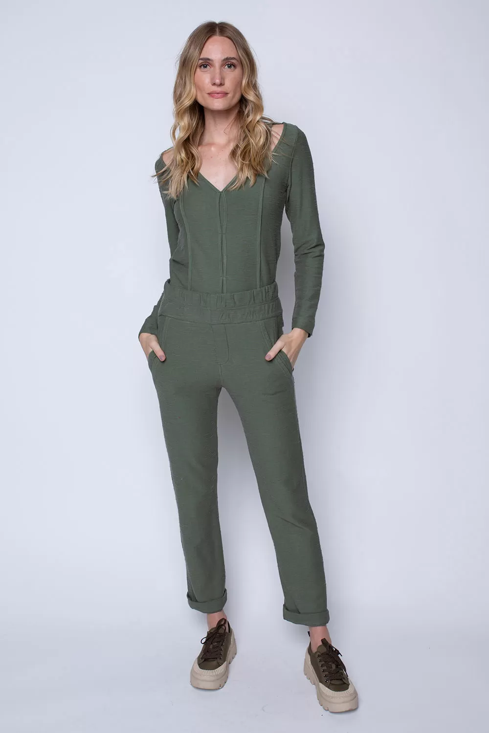 Hidrogênio - CHLOE STRAIGHT PANTS - 19430005