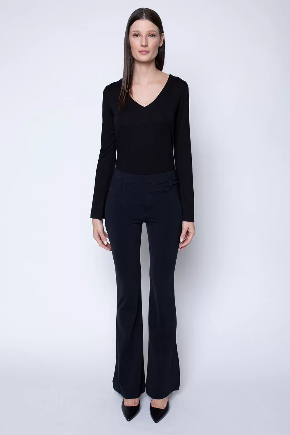 Hidrogênio - CALÇA FLARE CARMEM PRETO - 19411001