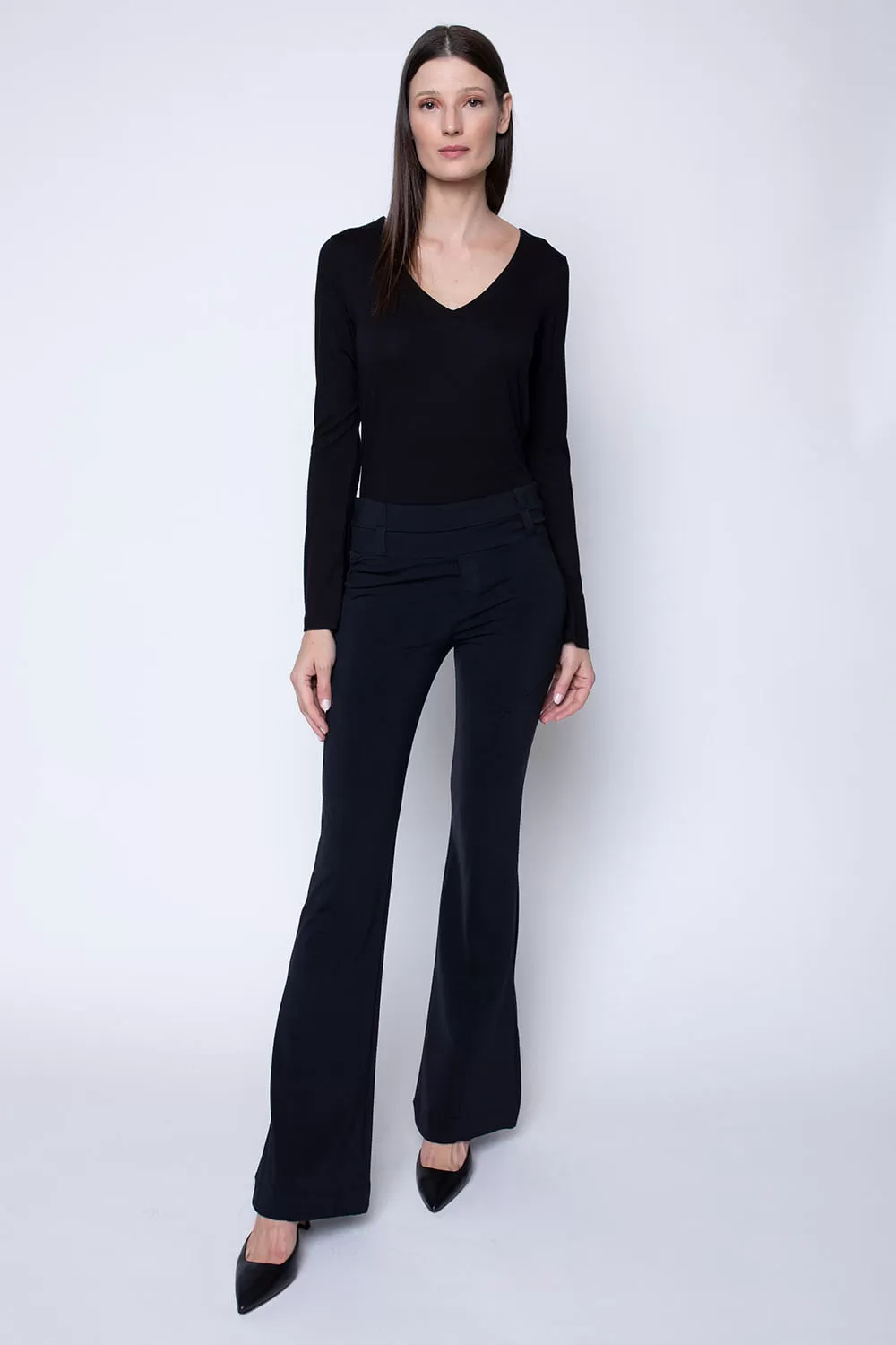 Hidrogênio - CALÇA FLARE CARMEM PRETO - 19411001