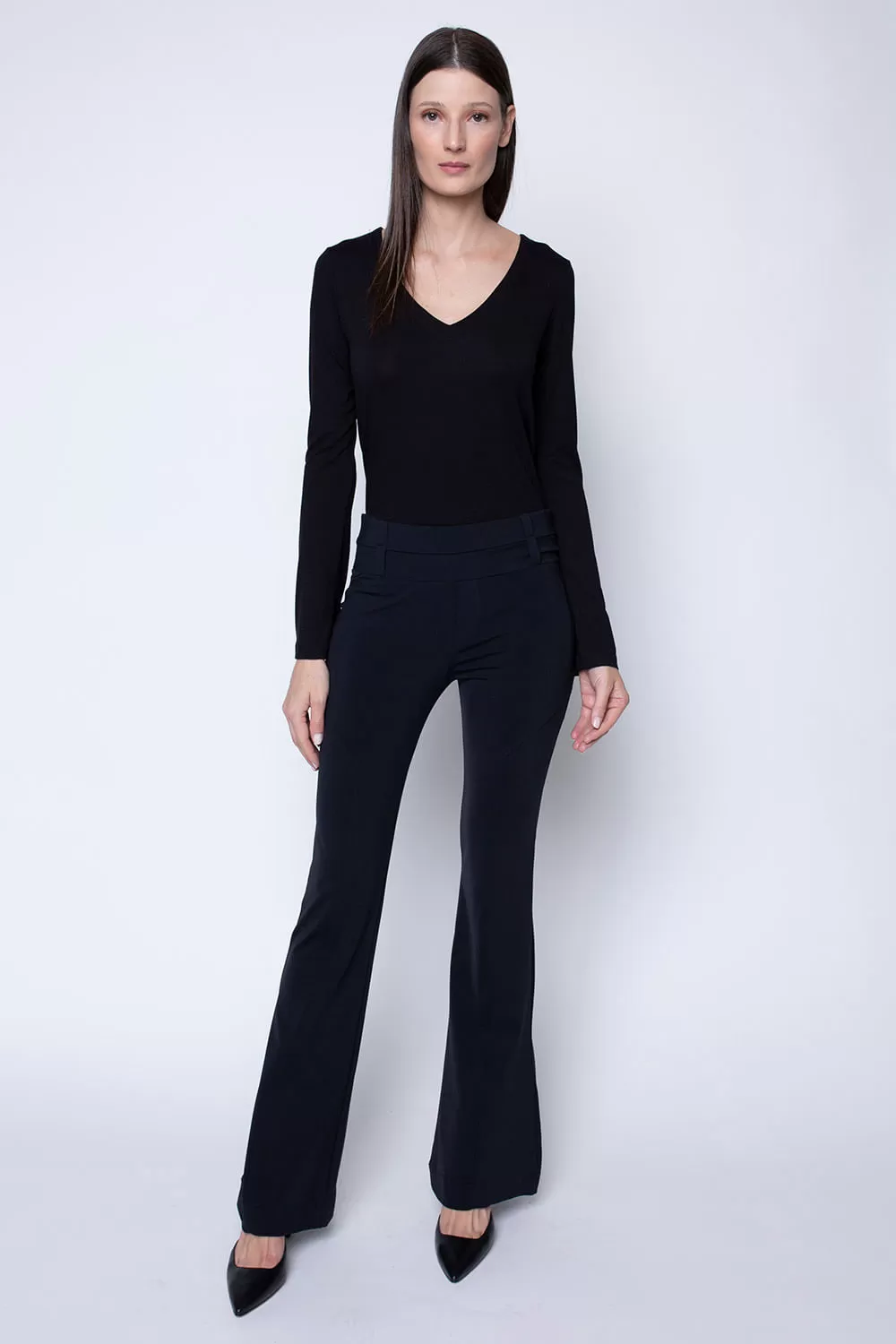 Hidrogênio - CALÇA FLARE CARMEM PRETO - 19411001