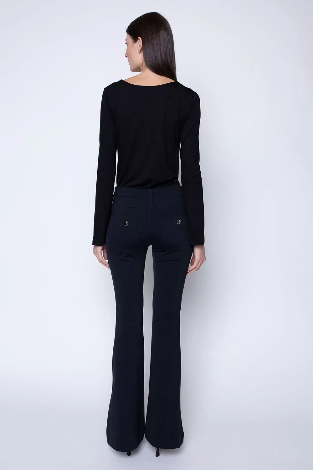 Hidrogênio - CALÇA FLARE CARMEM PRETO - 19411001