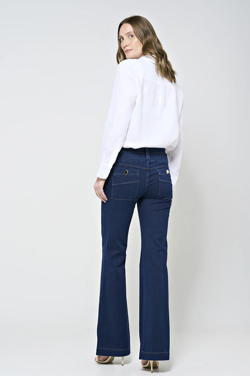 Hidrogênio - CALÇA FLARE AMORA - 19426042