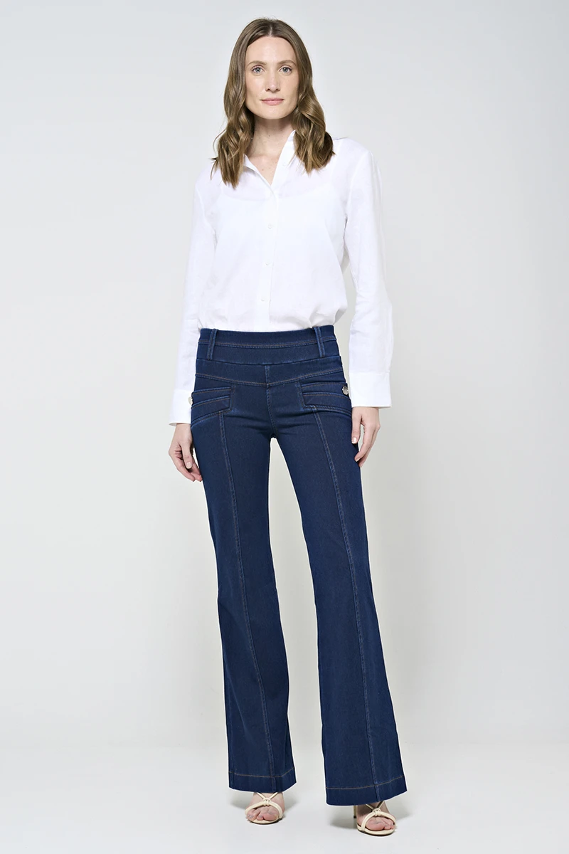 Hidrogênio - CALÇA FLARE AMORA - 19426042