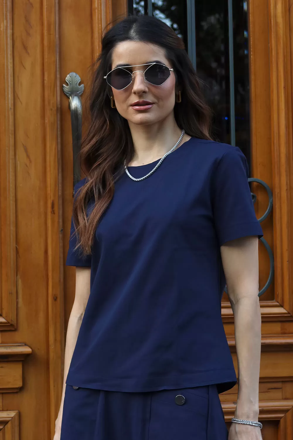 Hidrogênio - ECLIPSE THREAD NECKLACE BLOUSE - 19687207