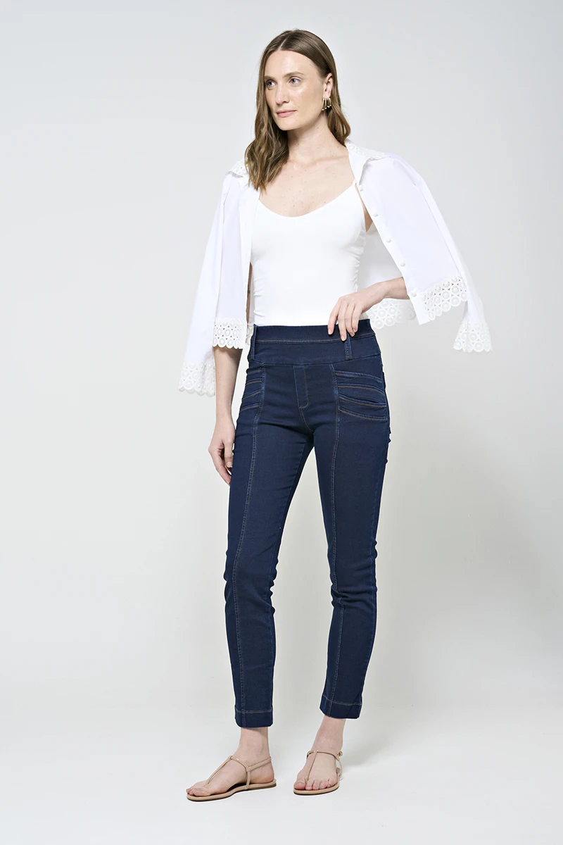 Hidrogênio - CATARINA JEANS SKINNY PANTS - 19627042