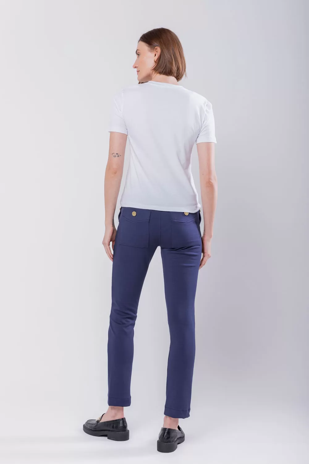 Hidrogênio - BLUSA COM OMBREIRA BRANCO - 19735002