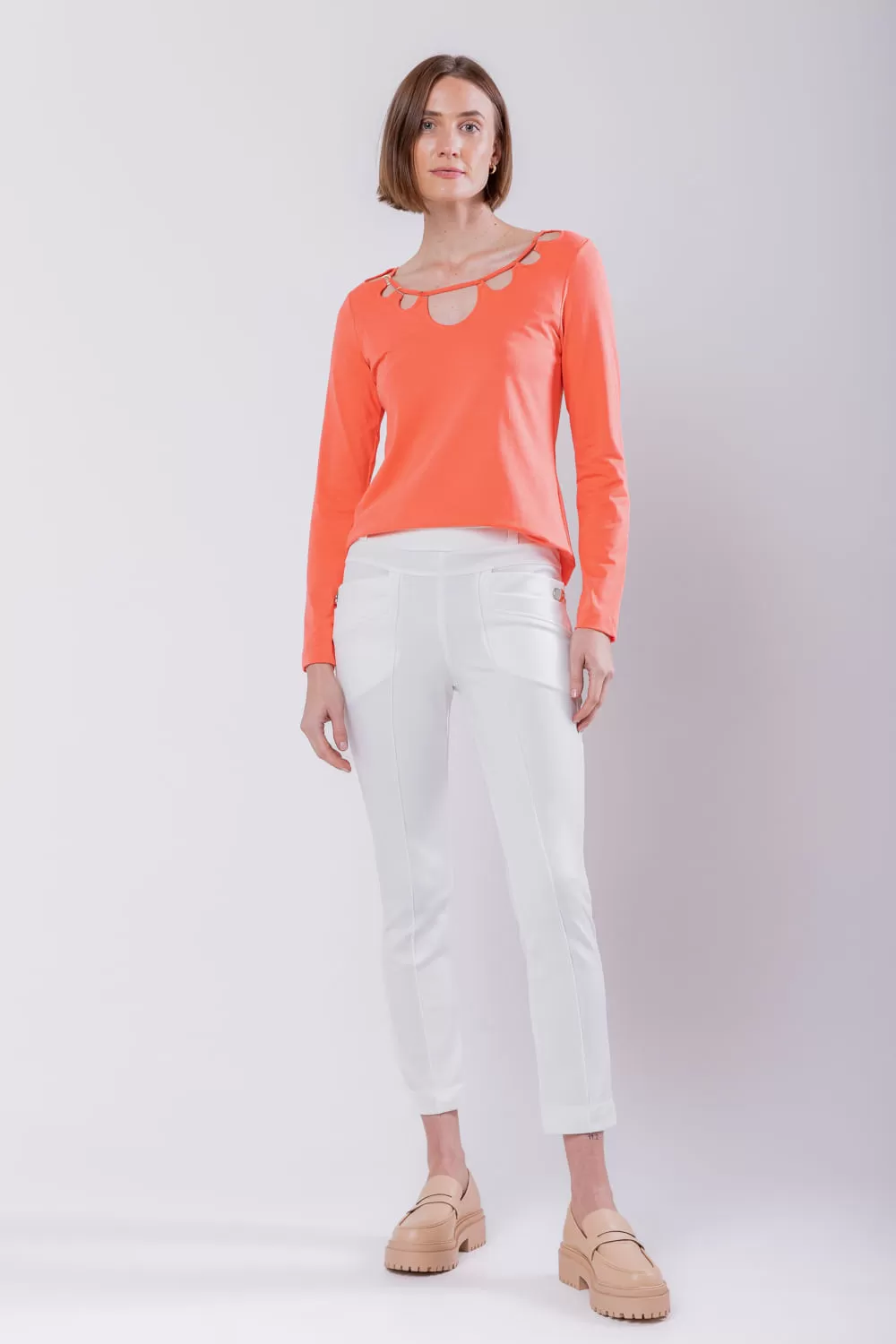 Hidrogênio - CALÇA PESCADOR CAMILA OFF WHITE - 19510018