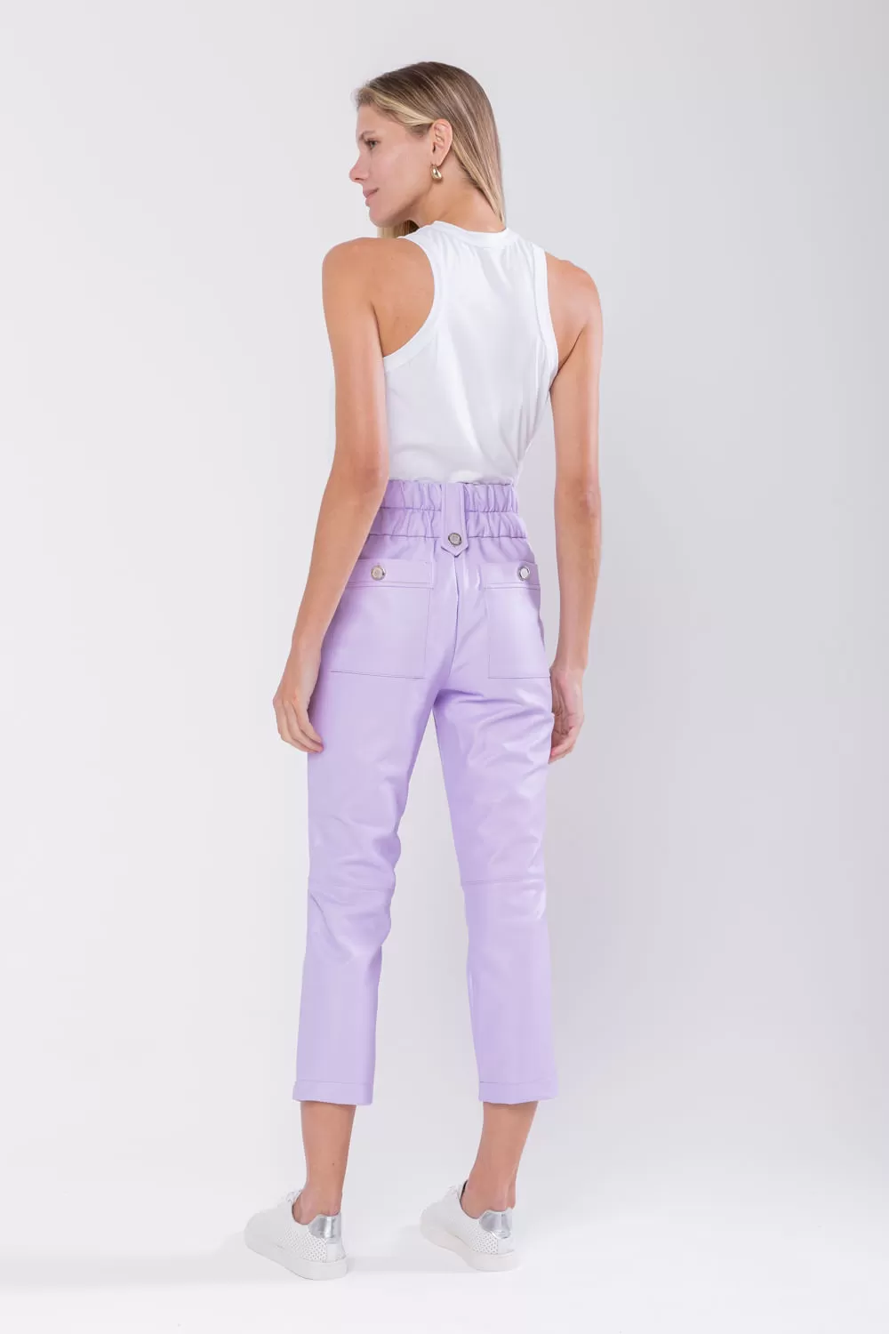 Hidrogênio - KAREN LILAS FISHERMAN PANTS - 19746027