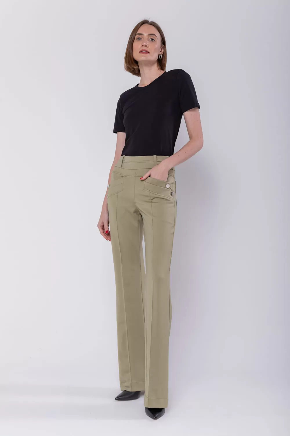 Hidrogênio - FLARE CALCA AMORA MANGUE - 19507502