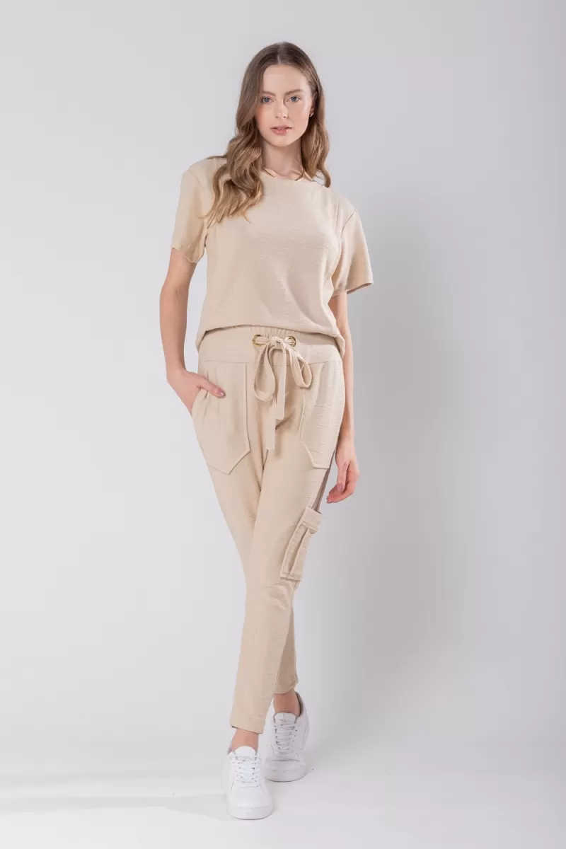 Hidrogênio - MARILENY LEATHER JOGGER PANTS - 19757